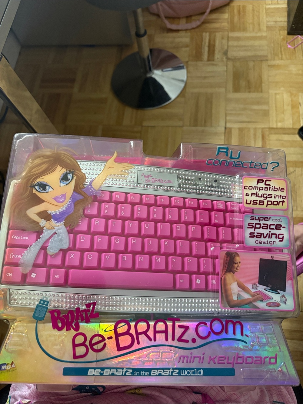 Bratz Be-Bratz Pink Mini USB Keyboard - Girls' Kids Toy